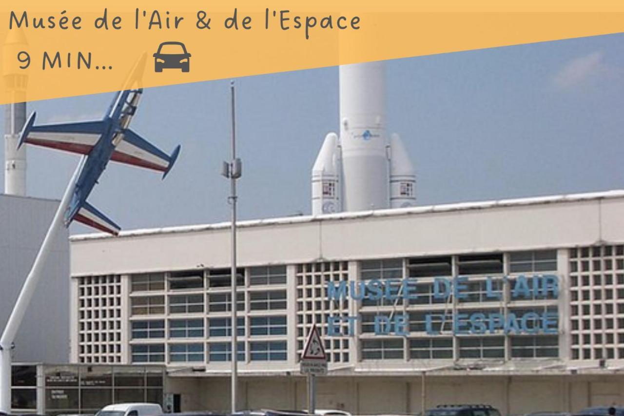 L'Eugene - 10Min Du Rer B Le Bourget, Parking, Wifi Apartment Drancy Bagian luar foto